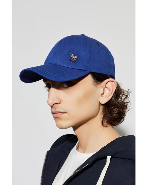 Paul Smith Blue Baseball Cap for men