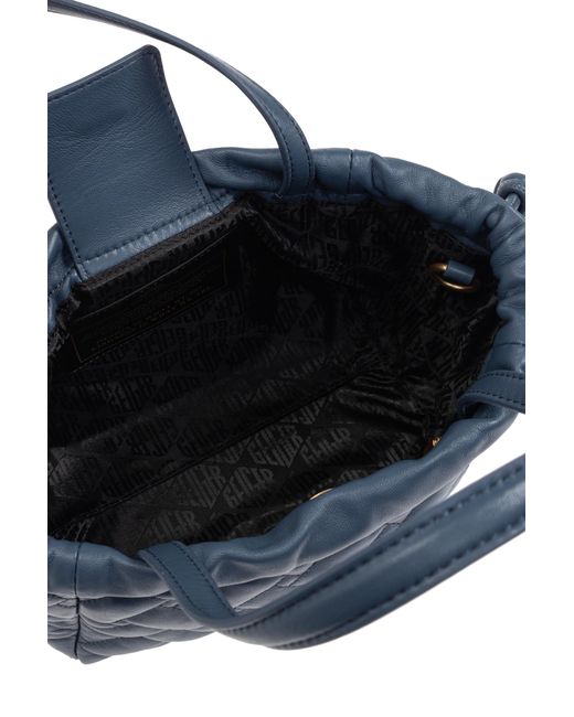 Kurt Geiger Blue "Kensington String Small" Shopper Bag