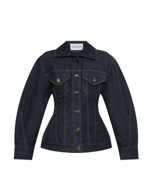 Givenchy Blue Tailored Denim Jacket