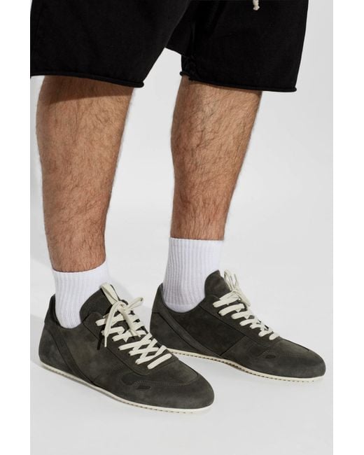 Rick Owens Black 'Minimal Sneaks' Sports Shoes for men