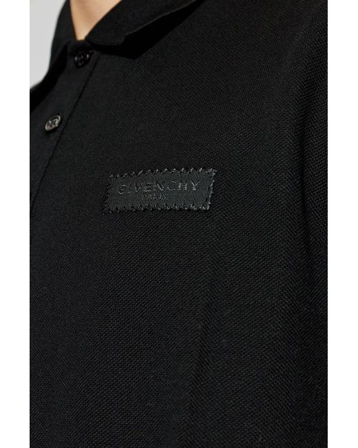 Givenchy Blue Polo With Logo for men