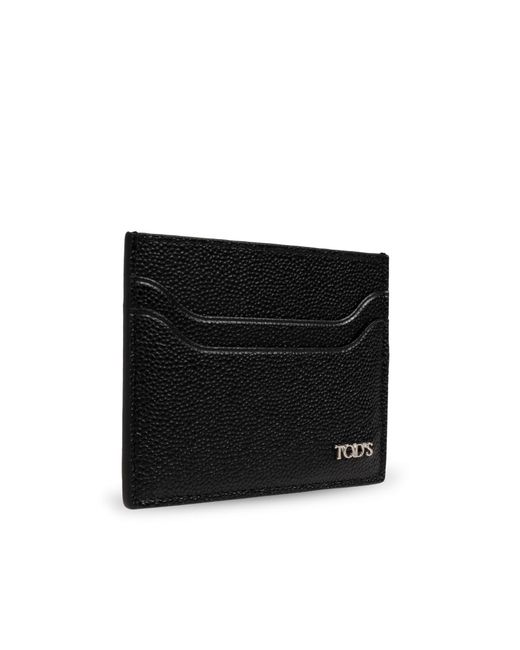 Tod's Black Leather Card Holder