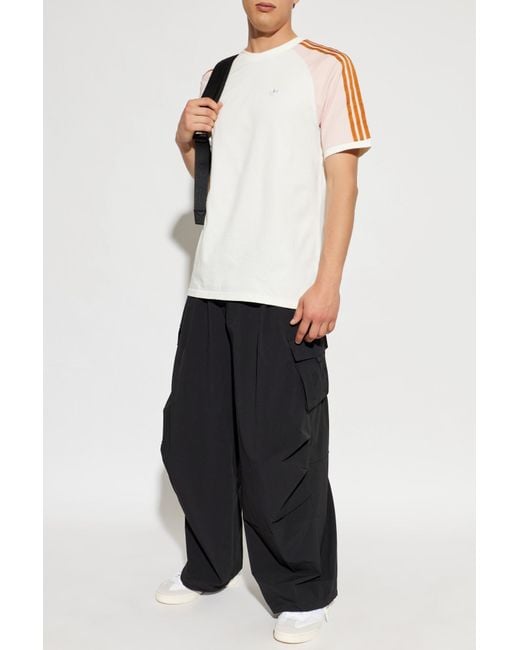 Adidas Originals White T-Shirt With Logo for men