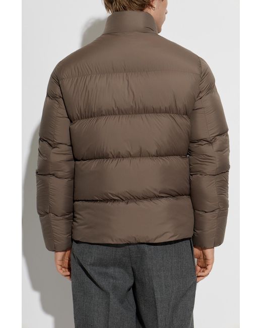 Woolrich Brown Oversized Puffer Jacket for men