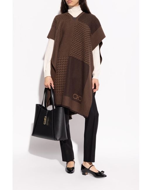 Ferragamo Black Heeled Shoes 'Vally'