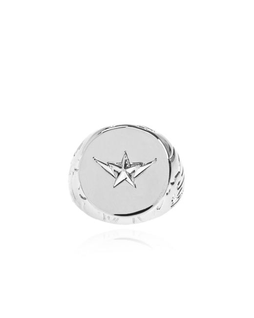 A Bathing Ape Metallic Ring for men