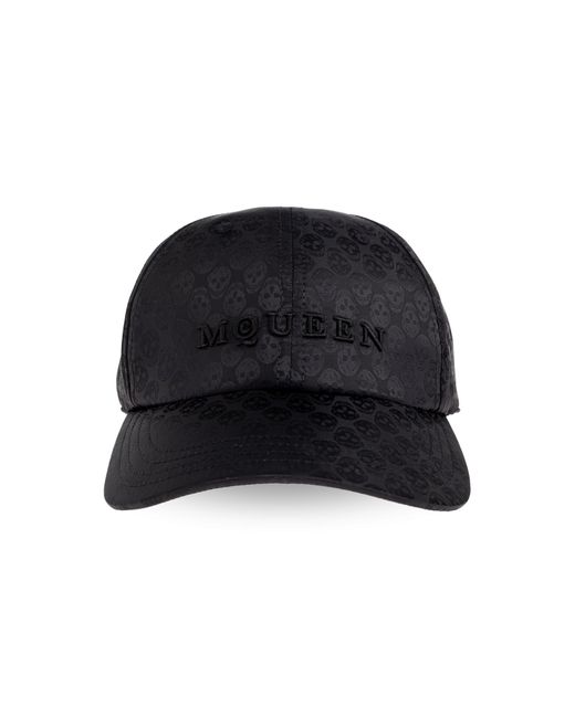 McQueen Black Baseball Cap for men