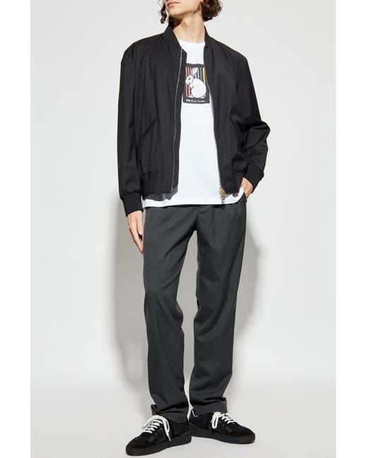 Paul Smith White T-Shirt With Colorful Print for men