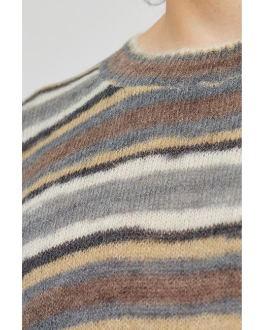 A.P.C. Natural Sweater With Striped Pattern for men