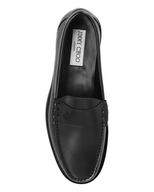 Jimmy Choo Black "Ethan" Loafers for men