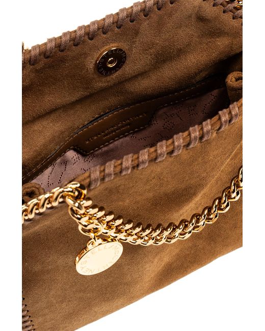 Stella McCartney Brown Handbag Falabella Tiny