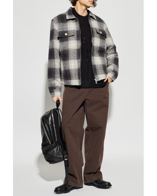 AllSaints Gray Insulated Jacket "Matheson" for men