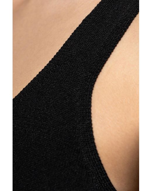 Akep Black Strappy Top