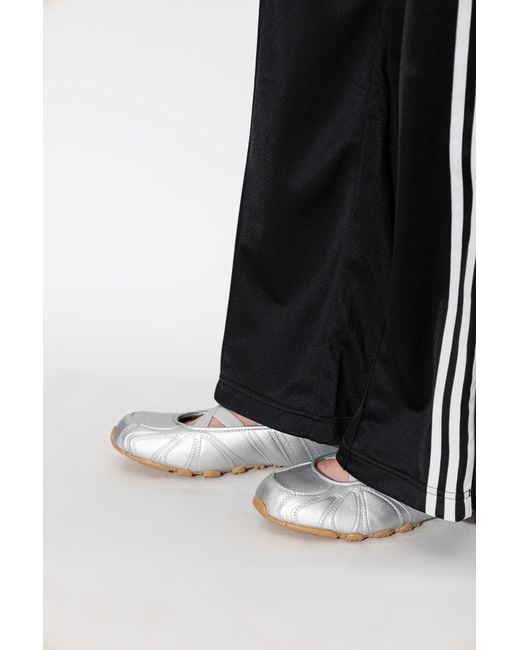 Adidas Originals White Ghost Sprint Ballet Ballerinas