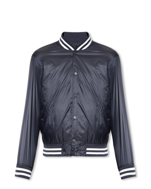 Theory Blue Bomber Jacket for men
