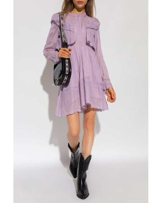 Étoile Isabel Marant Purple 'limpeza' Dress