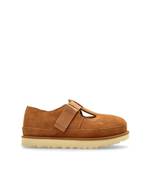 Ugg Natural Suede Shoes 'W Goldenstar Mary Jane'