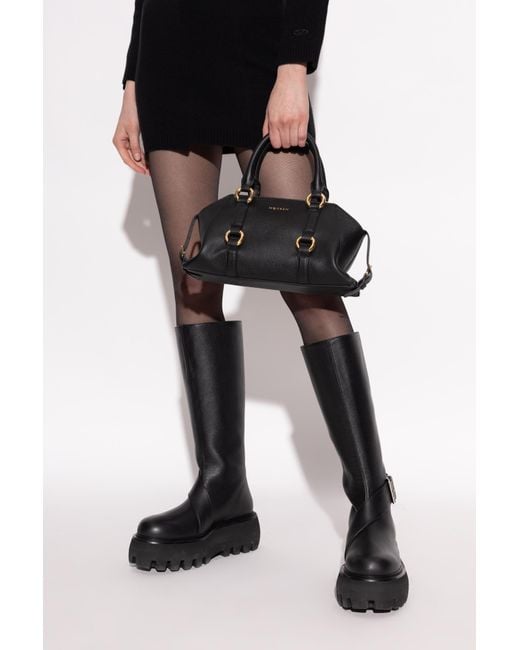 McQueen Black Handbag 'Farringdon Small'