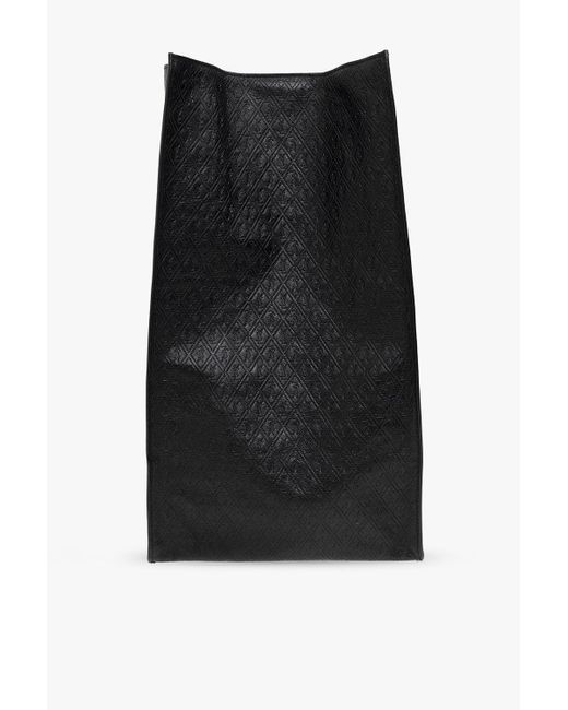 Saint Laurent Le Monogramme Deli Leather Bag Nero/ Nero