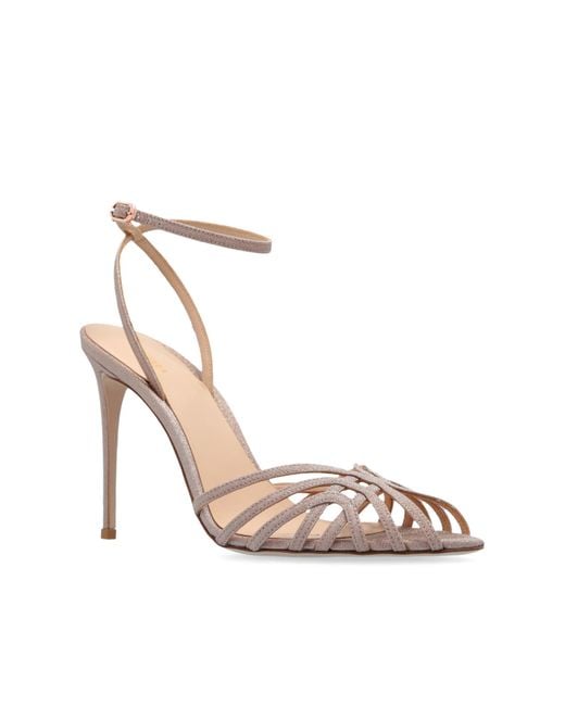 Le Silla Pink 'bella' Heeled Sandals,