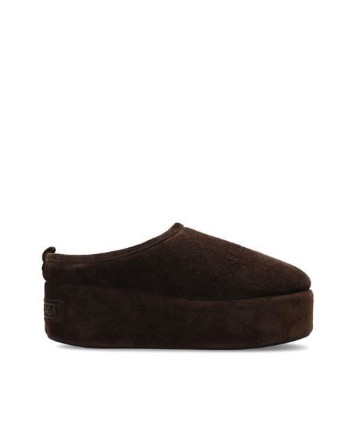 Balenciaga Black Platform Slides 'Alaska'