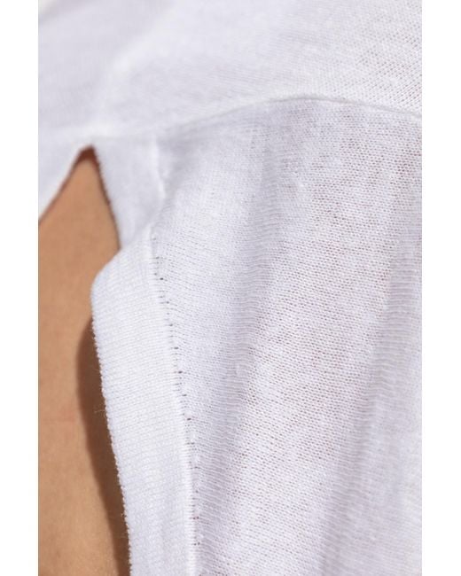 Alaïa White Backless Sweater