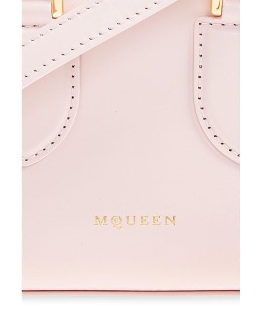 Alexander McQueen Blue Handbag "Birdee Mini"