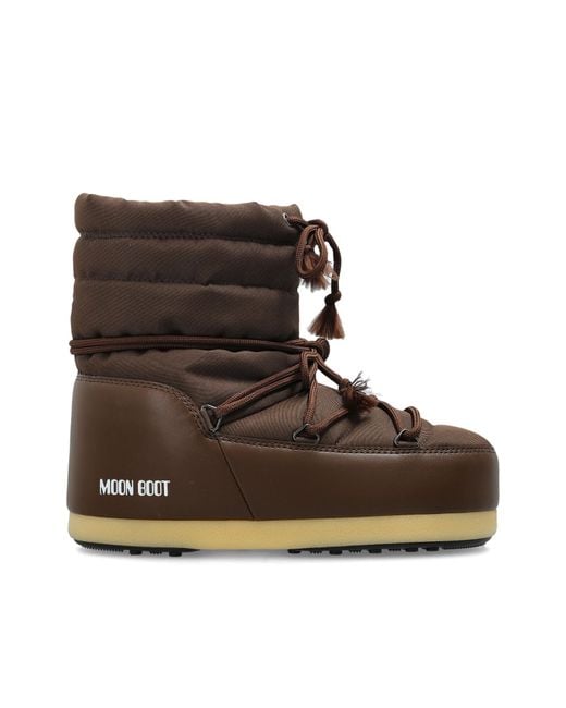 Moon Boot Brown Snow Boots 'Mb Evx Light Nylon'