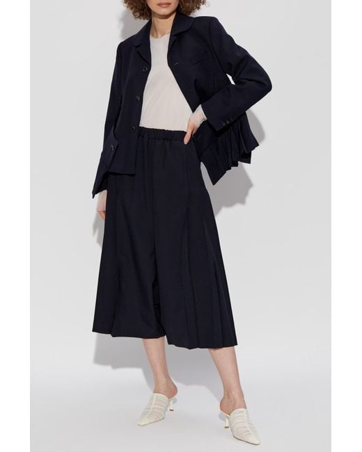 CDG by Comme des Garcons Blue Wool Jacket