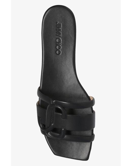 Jimmy Choo 'laran' Slides in Black | Lyst