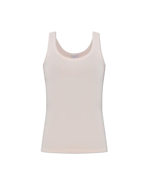 Hanro White Turtleneck From The "Touch Feeling" Collection