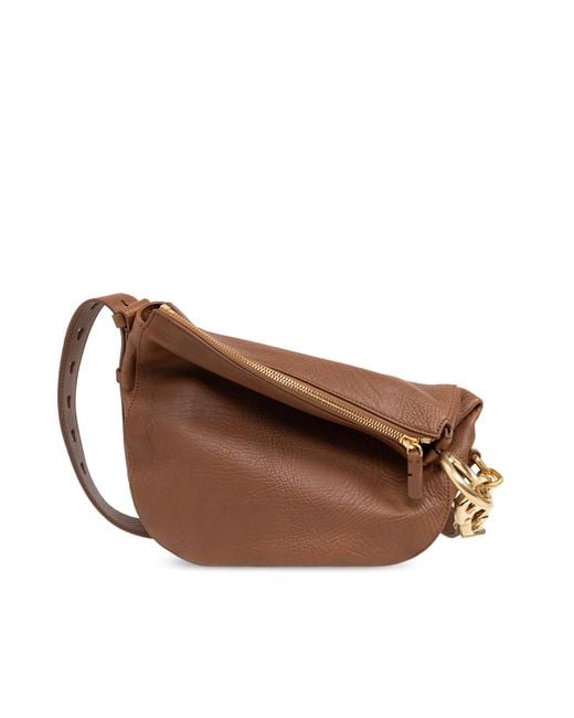 Burberry Brown Knight Small Shoulder Bag
