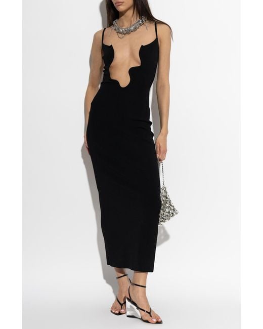 Christopher Esber Black "Salacia Wire" Dress
