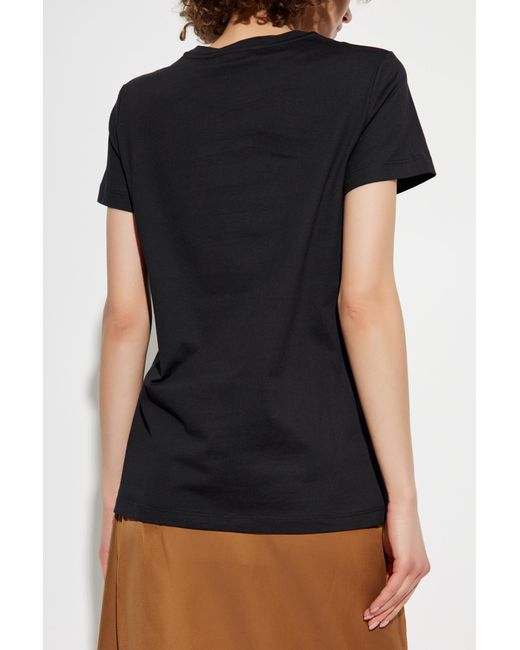 Max Mara Black T-Shirt Giovane