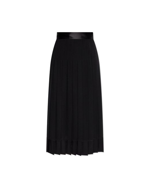 Dolce & Gabbana Black Silk Skirt