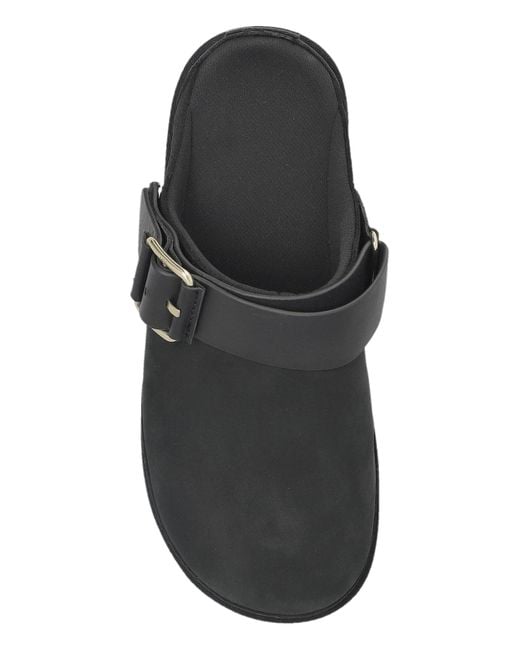 Ugg Black "Goldenstar Villa" Slides