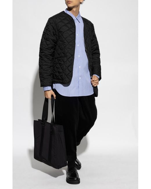 Comme des Garçons Blue Shirt With Striped Pattern for men