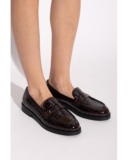 Jimmy Choo Black "Ivy" Loafers