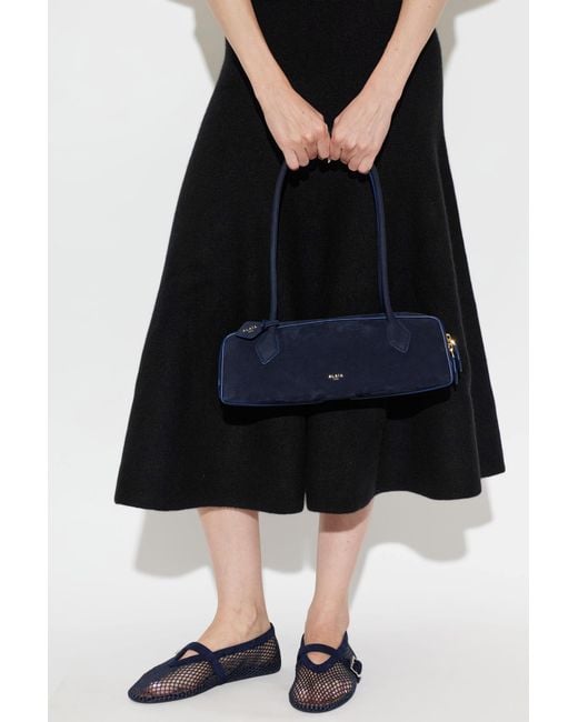 Alaïa Black Suede Bag 'Teckel Medium'