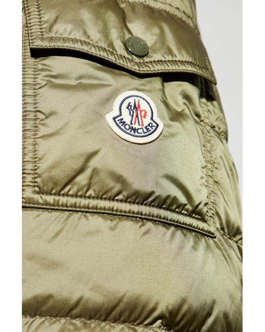 Moncler Green Down Jacket 'Najan' for men