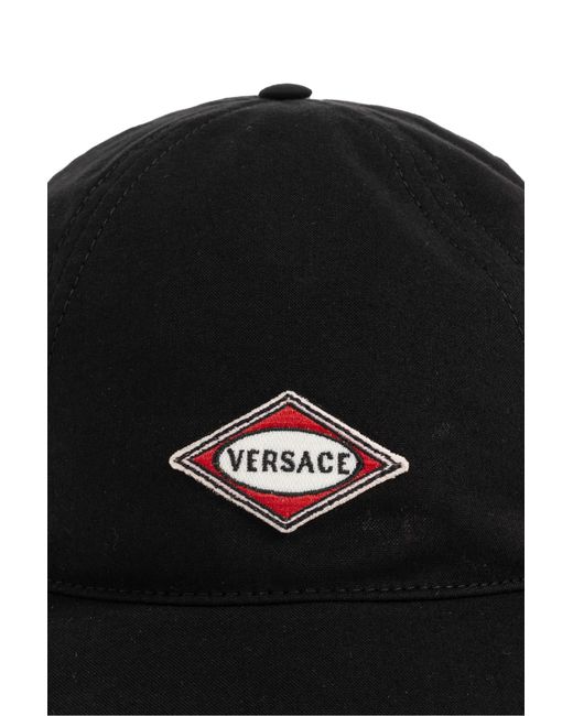 Versace Black Baseball Cap