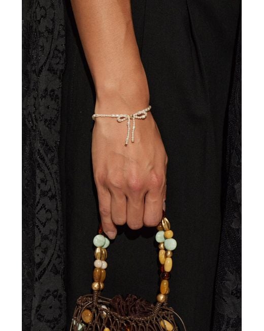 COACH Metallic Bracelet With A Decorative Bow