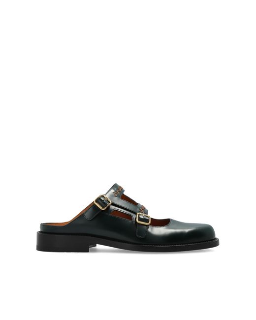 Marni Pink Leather Slides