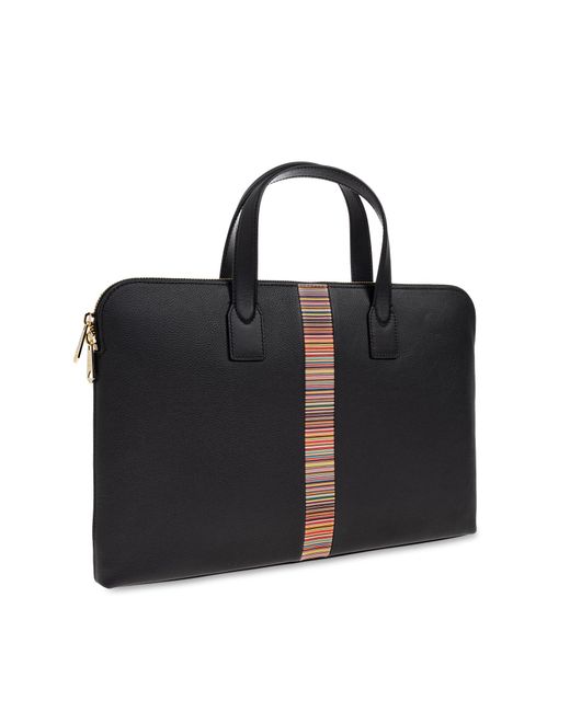 Paul Smith Black Handheld Document Bag for men