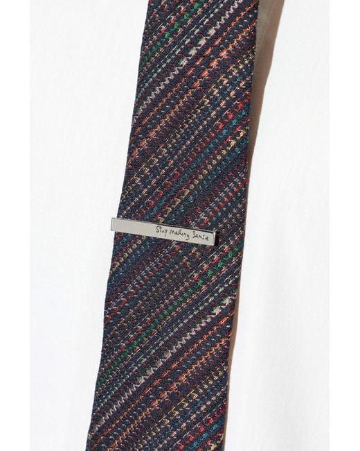 Paul Smith White Tie Clip for men
