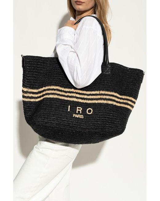 IRO Black "Narcy" Shopper Bag