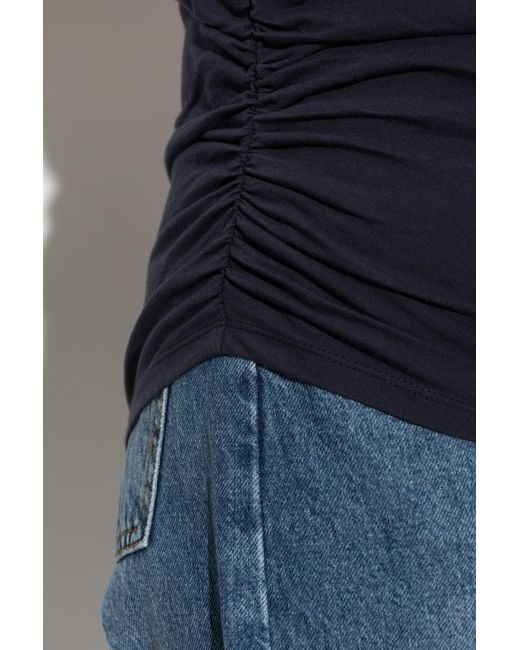 Officine Generale Blue Short-Sleeve T-Shirt