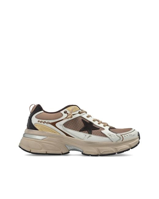 Golden Goose Deluxe Brand Brown 'Lightstar' Sports Shoes for men