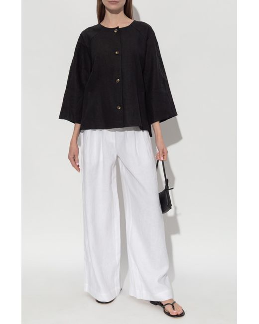 Posse White Parker Trousers