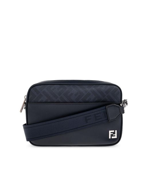 Fendi Blue Shoulder Bag 'Medium' for men